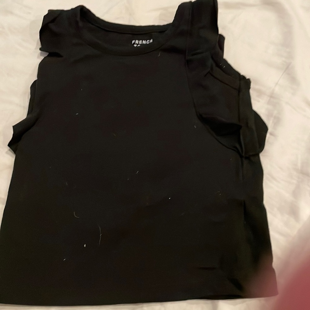 Tank top w ruffle sleeves